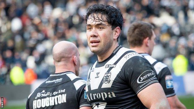 Andre Savelio was one of eight different Hull FC try-scorers in Sheffield