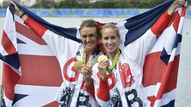 Helen Glover and Heather Stanning