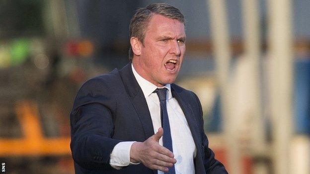 Kilmarnock manager Lee Clark