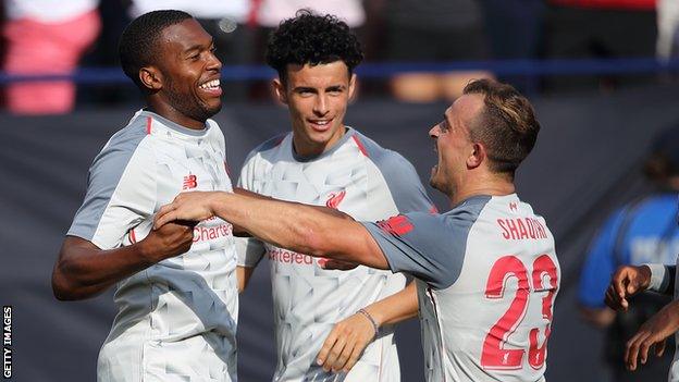 Daniel Sturridge and Xherdan Shaqiri