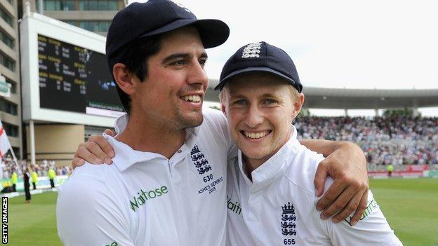 Alastair Cook and Joe Root