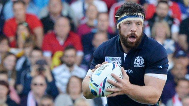 Scotland prop Alasdair Dickinson