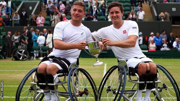 Alfie Hewett and Gordon Reid