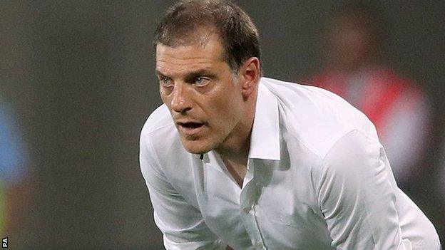 West Ham manager Slaven Bilic