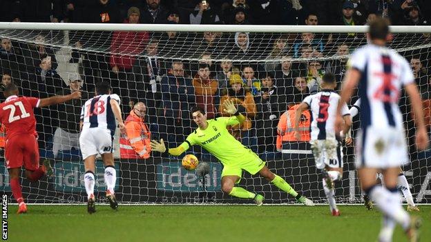 Jay Rodriguez scores for West Brom