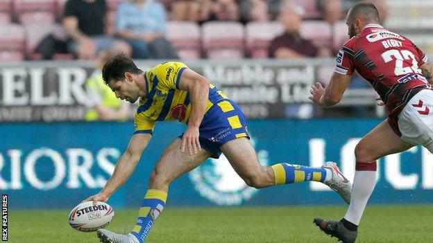 Jake Mamo's hat-trick for Warrington against Wigan is the third hat-trick of his career