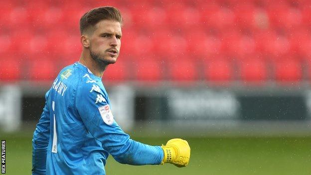 Vaclav Hladky was making his competitive debut for Salford City having joined on a two-year contract in August