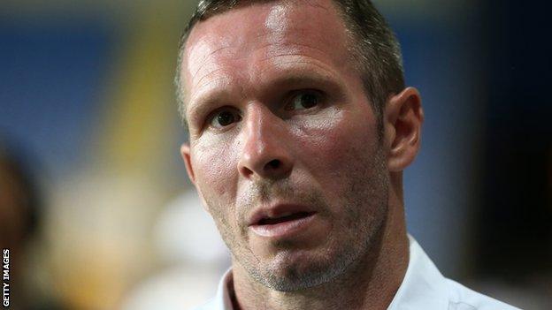 Oxford United manager Michael Appleton