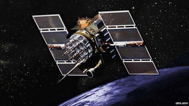 Image of GPS Block II satellite