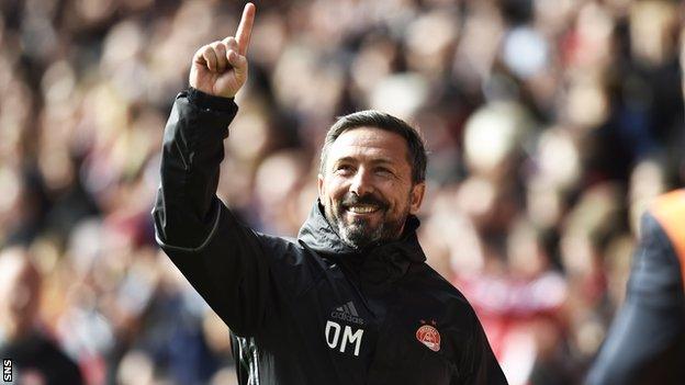 Aberdeen manager Derek McInnes