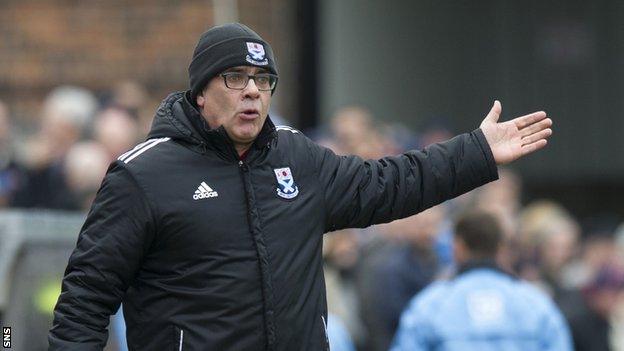 Ayr United manager Ian McCall