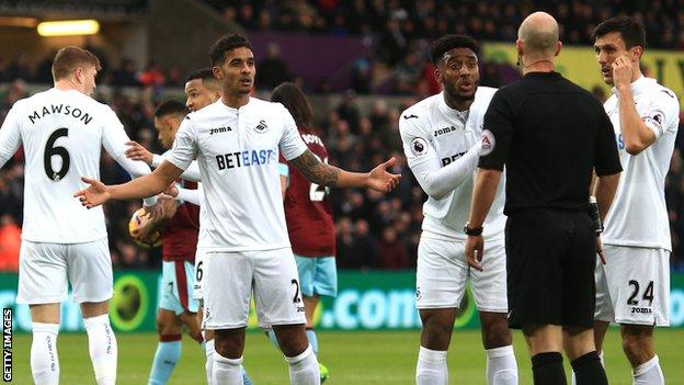 Swansea City protest