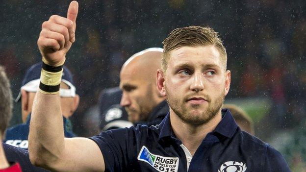 Scotland fly-half Finn Russell