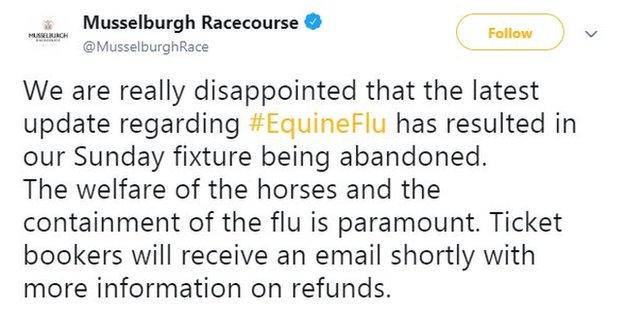 Musselburgh tweet