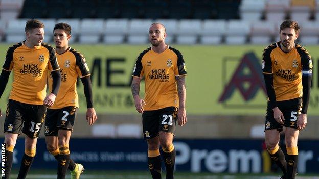 Cambridge United players