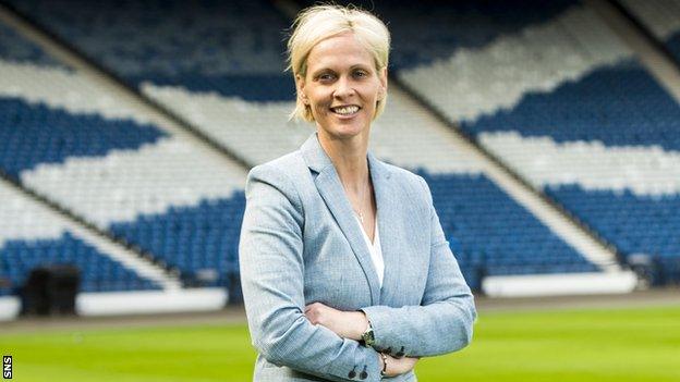 Scotland head coach Shelley Kerr