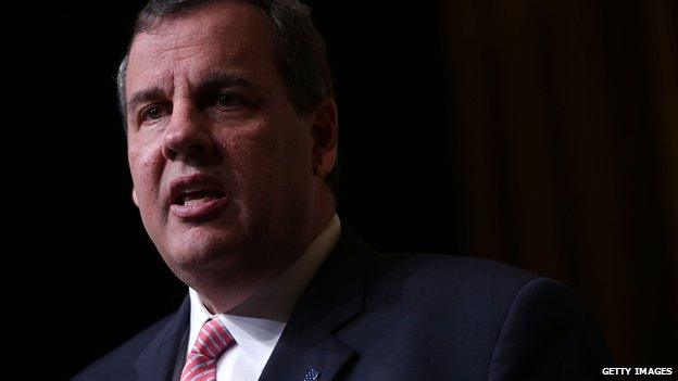 New Jersey Governor Chris Christie