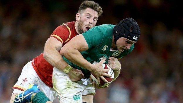 Tommy O'Donnell was injured late in Ireland's impressive World Cup warm-up win over Wales