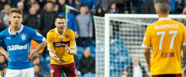 Motherwell defender Stephen McManus