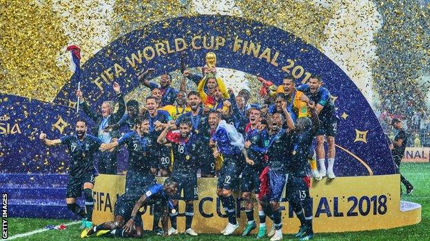 France celebrate World Cup victory