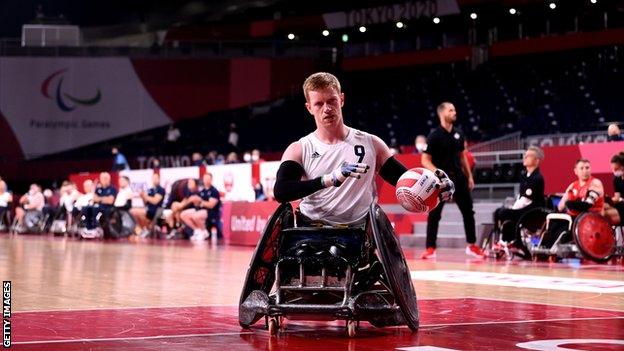 Jim Roberts scored 24 tries in Great Britain's 54-49 final win against USA at the 2020 Paralympics