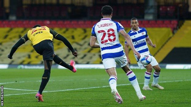 Ismaila Sarr scores his first goal