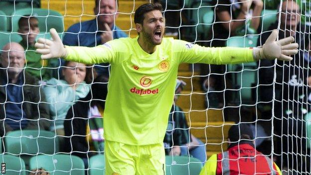 Craig Gordon has made just six appearances for Celtic this season