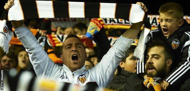 Valencia fans