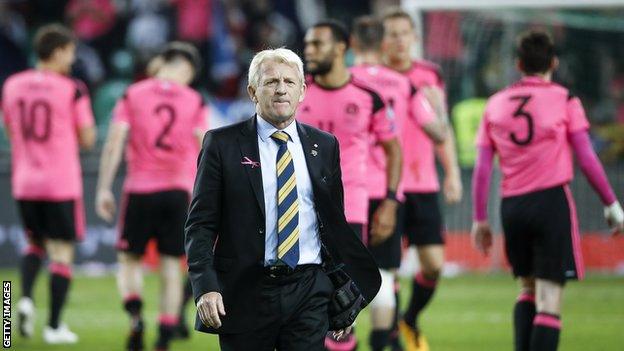 Scotland head coach Gordon Strachan