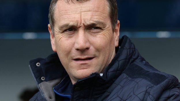 Shrewsbury Town manager Micky Mellon