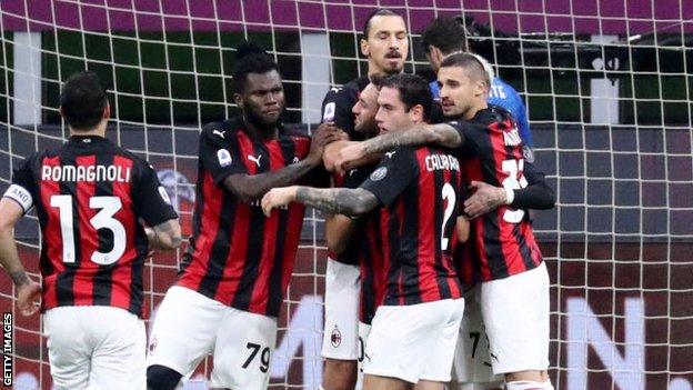 AC Milan celebrate