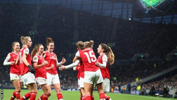 Arsenal celebrate