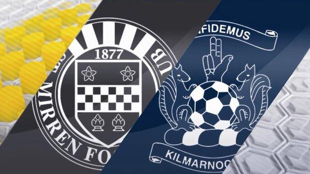 St Mirren v Kilmarnock