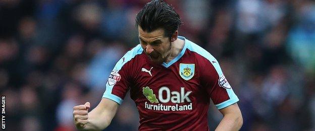 Barton scored three goals in 40 games for Burnley this season