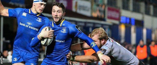 Barry Daly has scored 10 tries in 11 appearances for Leinster this season