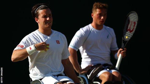 Alfie Hewett and Gordon Reid