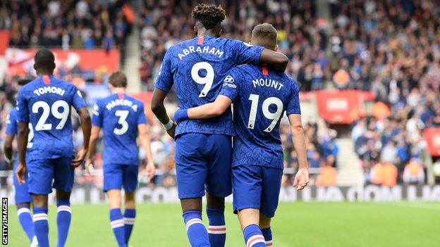 Tammy Abraham and Mason Mount