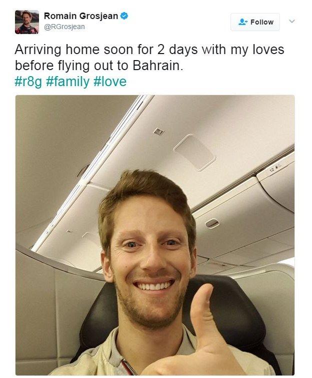 Romain Grosjean on Twitter