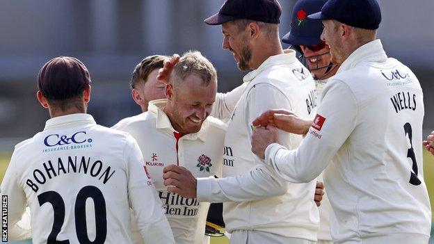 Lancashire congratulate Matt Parkinson