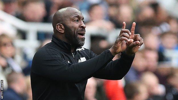 Darren Moore took over West Brom with six Premier League games remaining