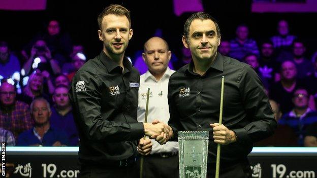 Judd Trump and Ronnie O'Sullivan