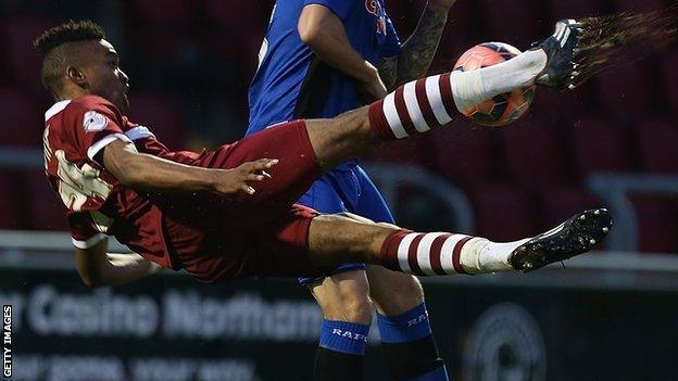 Ivan Toney's six goals this season came in the FA Cup first round replay defeat by Rochdale