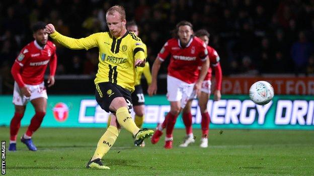 Liam Boyce scores for Burton Albion