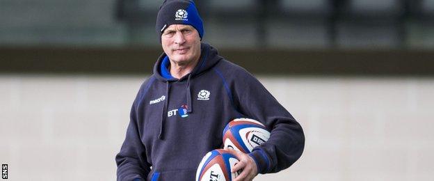 Scotland head coach Vern Cotter