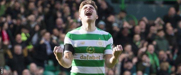 Celtic winger James Forrest