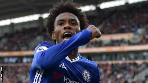 Chelsea playmaker Willian