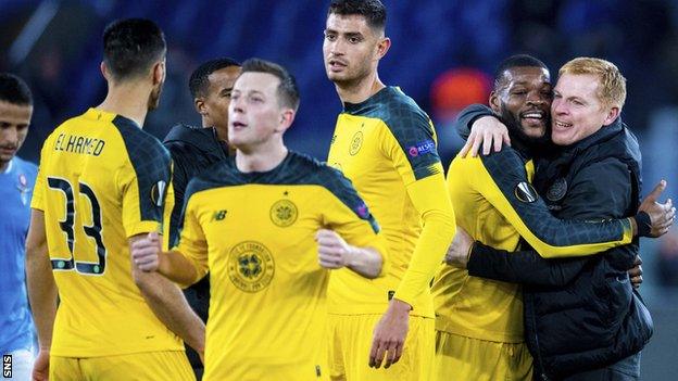 Callum McGregor helped Celtic stun Lazio 2-1 in Rome last season