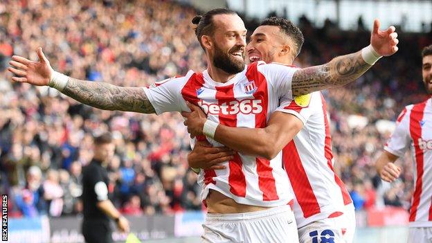 Stoke looked to have secured a first win in four league games after Steven Fletcher made it 3-0