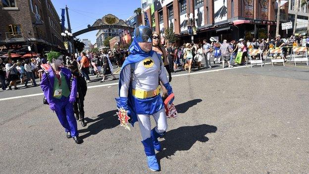 Comic-Con attendees in 2014