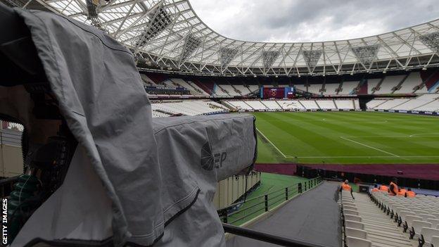 Premier League TV camera